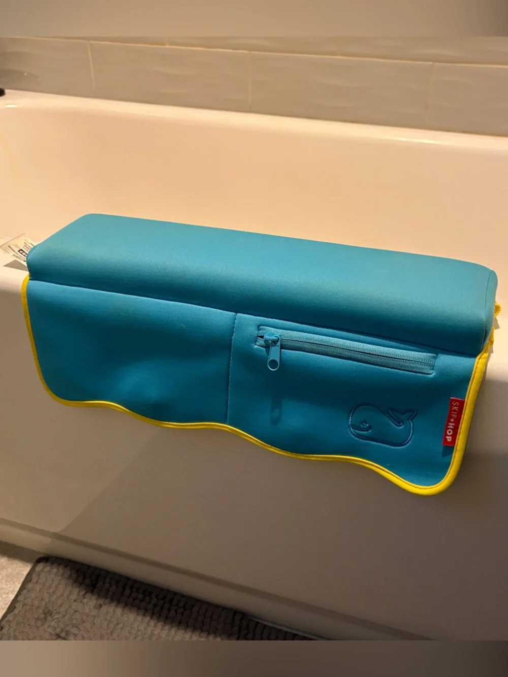 Skip Hop Penguin Bath Toy Holder and Tub Cushion
